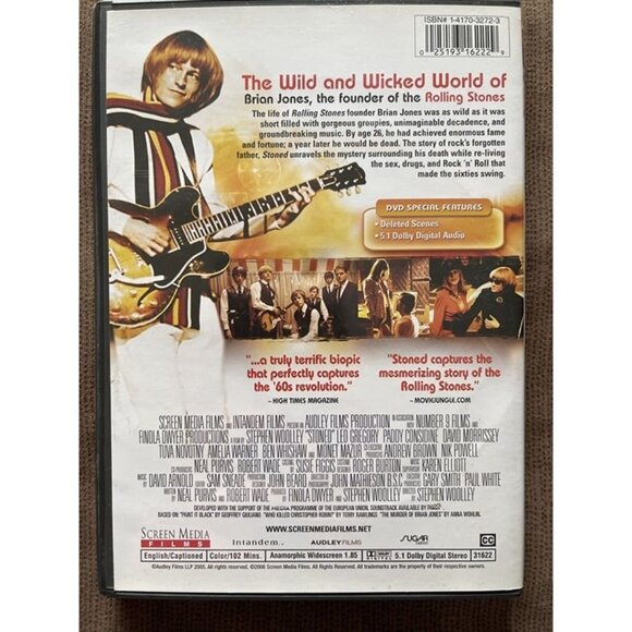 Stoned - The Original Rolling Stone (DVD, unrated, 2005) w/chapter insert - Picture 2 of 5